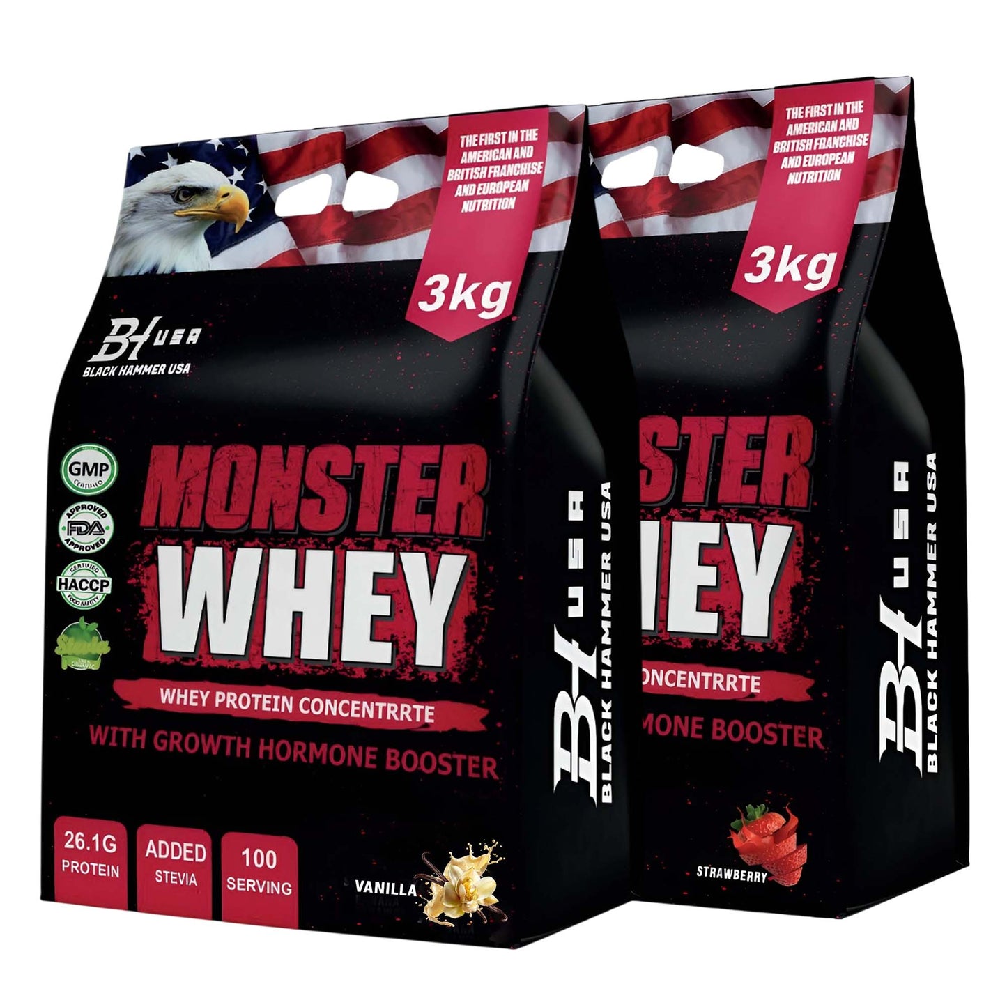 2× Monster Whey 3KG