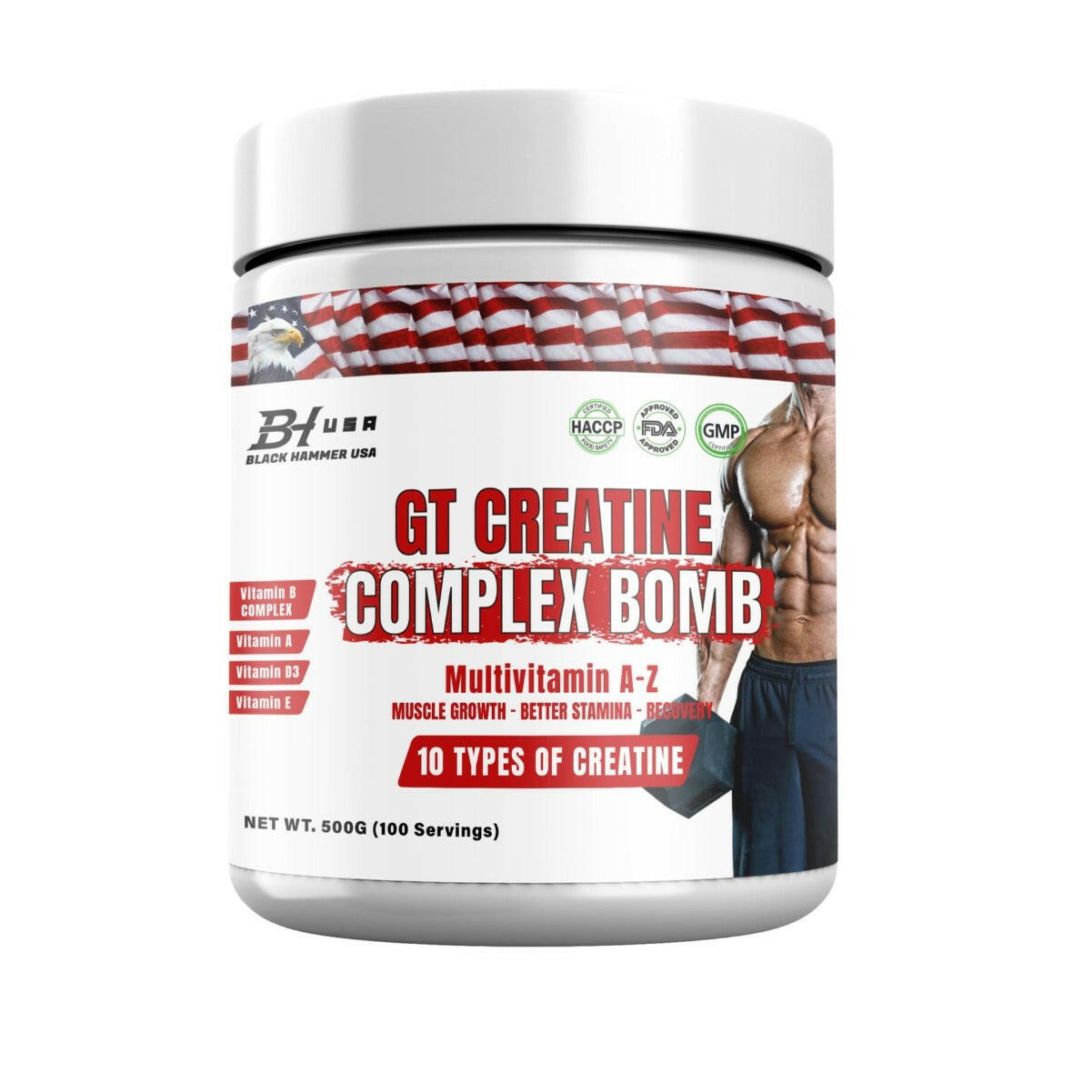 BHN GT- Creatine Complex Bomb with Multivitamins A-Z