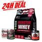 24H Deal: Monster Whey 3KG Chocolate+ FREE BCAA + EAAs + Nano Creatine_Save 40%