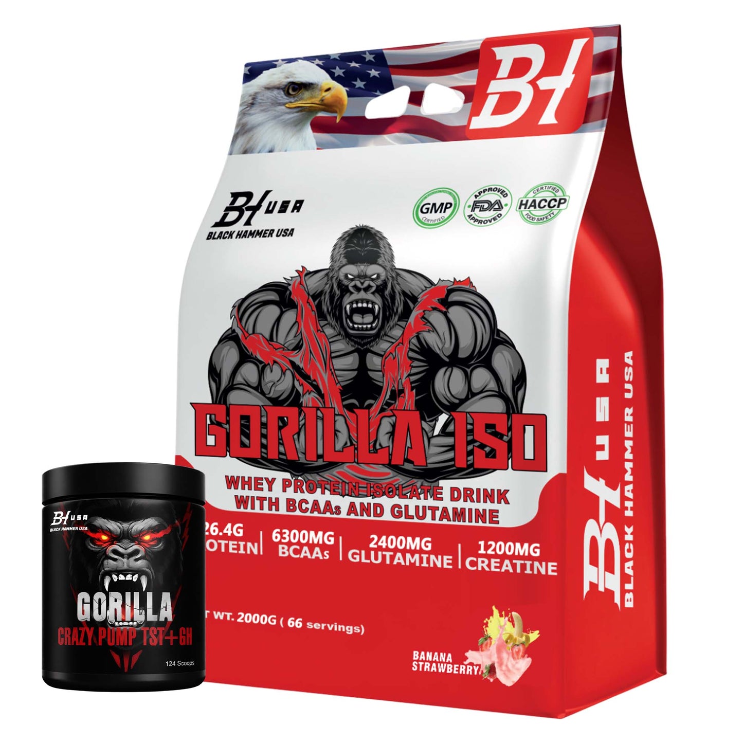 24H Deal: Gorilla ISO + FREE Gorilla Crazy Pump Orange _SAVE 50%