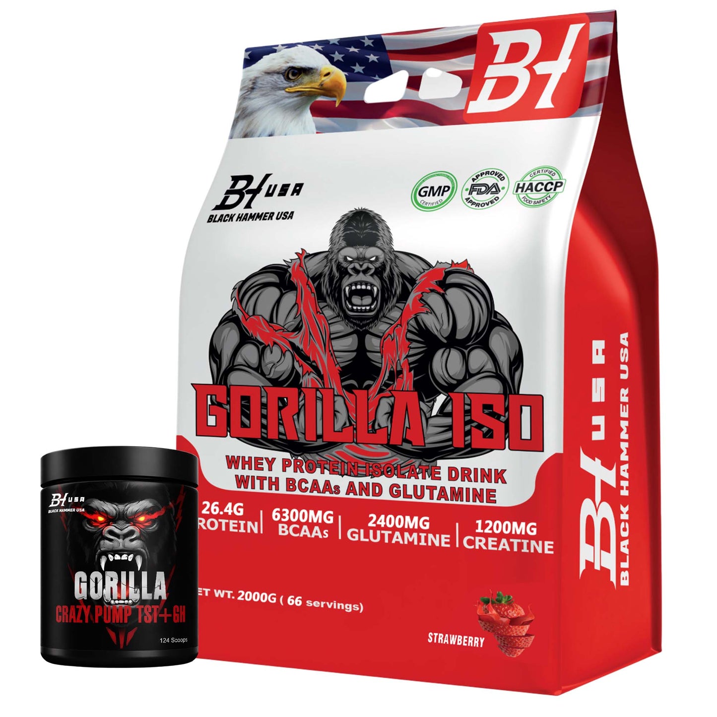 24H Deal: Gorilla ISO + FREE Gorilla Crazy Pump Orange _SAVE 50%