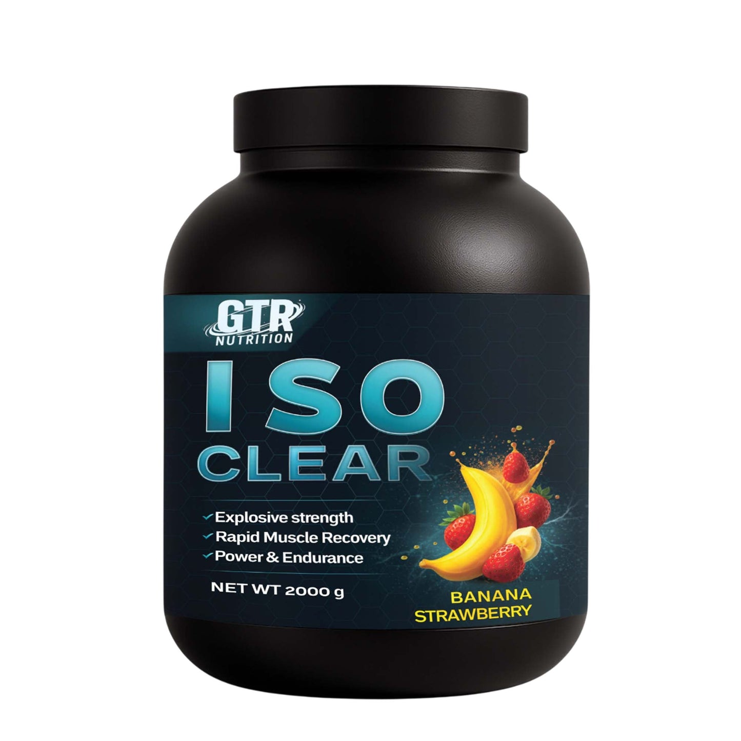 ISO Clear Whey 2KG Banana Strawberry – 25.5G Protein + FREE Nano Creatine