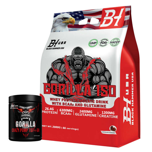 Gorilla ISO + FREE Gorilla Crazy Pump Orange _SAVE 50%