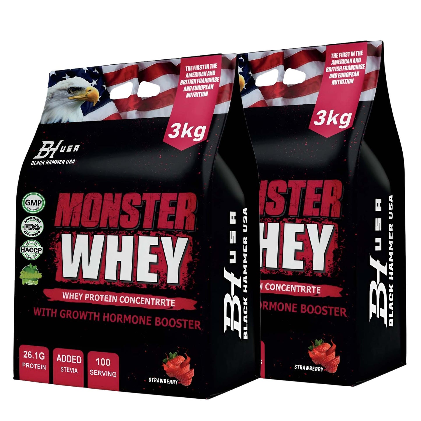 2× Monster Whey 3KG