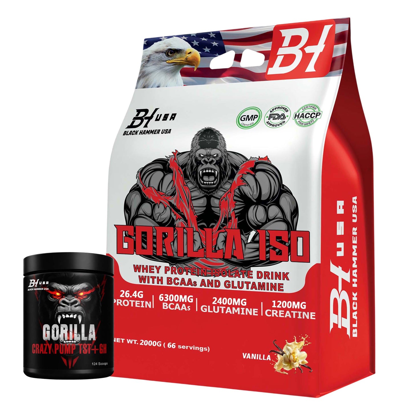 24H Deal: Gorilla ISO + FREE Gorilla Crazy Pump Orange _SAVE 50%