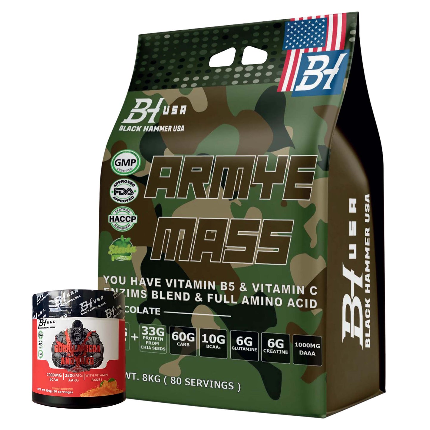 BHN Armye Mass + Free BCAA