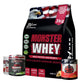 Monster Whey Protein 3KG Vanilla + FREE EAAs, BCAA & Nano Creatine