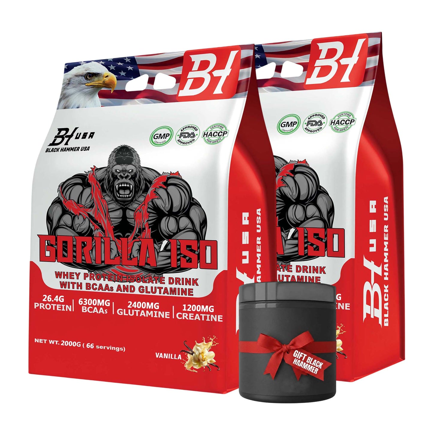 2x Gorilla Iso Vanilla – Free Gift Included