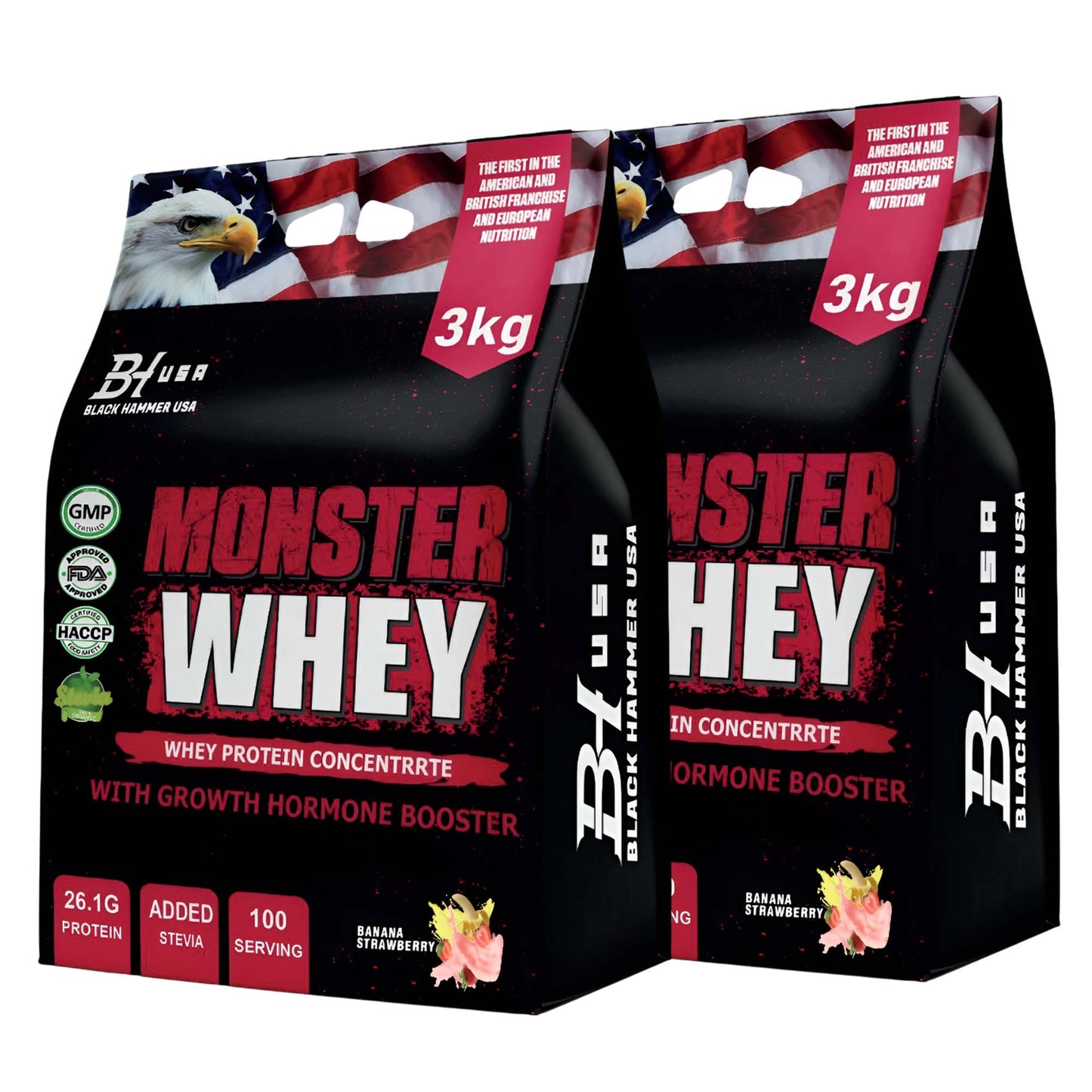 2× Monster Whey 3KG