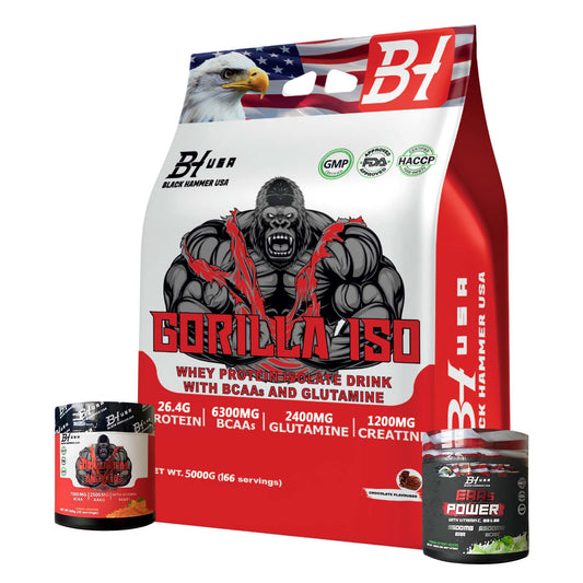 Gorilla ISO 5Kg Chocolate + FREE BCAA + EAAs_Save 30%
