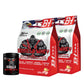 2x Gorilla Whey 5KG Banane Erdbeere + GRATIS Gorilla Crazy Pump Orange