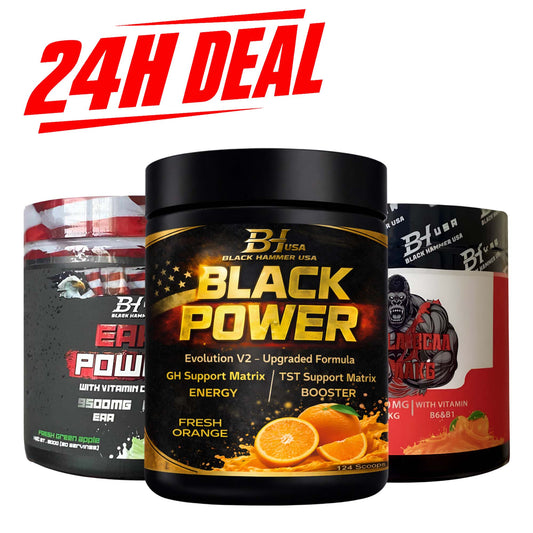 24H DEAL – Black Power Orange + EAAs + BCAA _ Save 40%