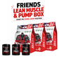 Friends Muscle & Pump Box – 3× Gorilla ISO 2KG Banana-Strawberry + Free 3× Gorilla Crazy