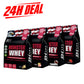 24H DEAL: 4× MONSTER Whey 3KG – All 4 Flavors