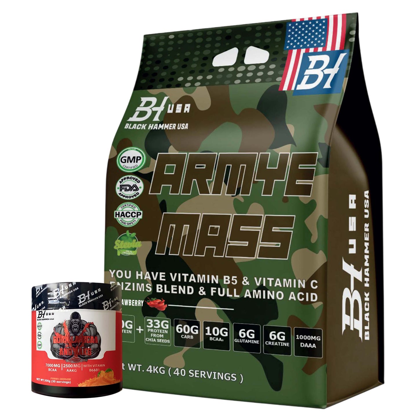 BHN Armye Mass + Free BCAA
