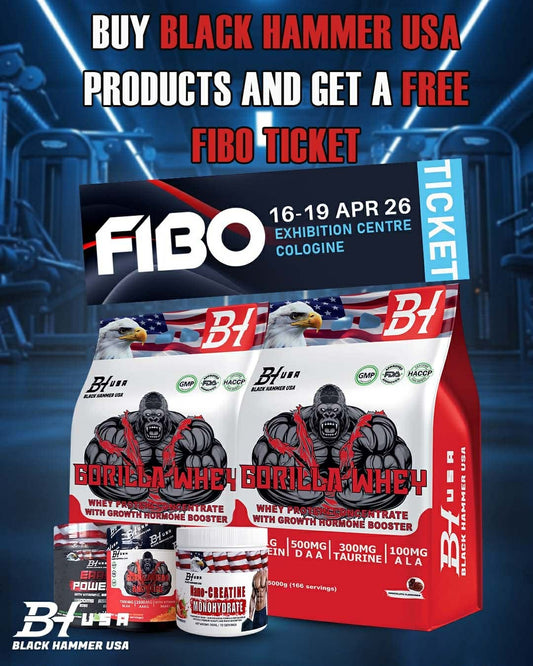 2× GORILLA WHEY 2KG + EAA + BCAA + NANO + FREE FIBO TICKET