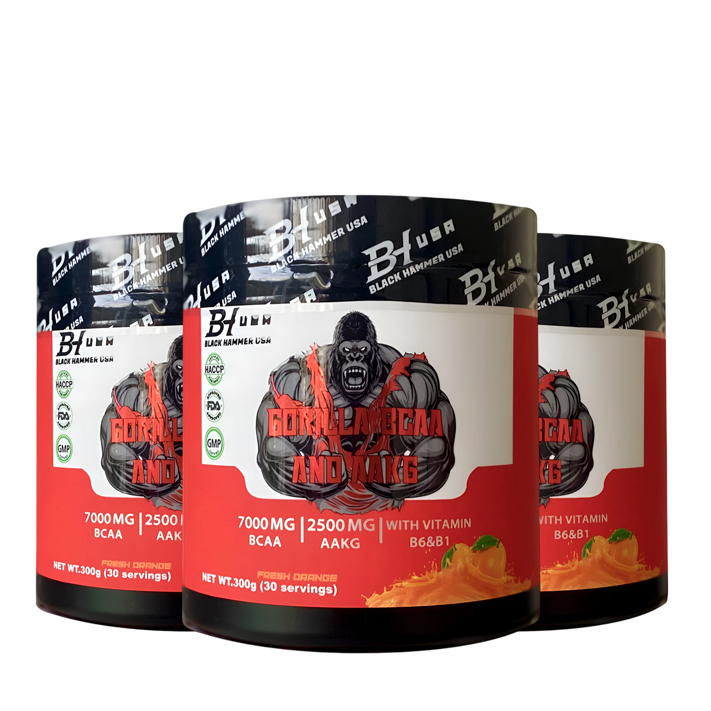 Gorilla BCAA Orange – 3 Pack