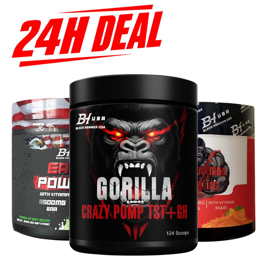 24H Deal: Gorilla Crazy Pump + FREE EAAs & BCAA _ SAVE 40%