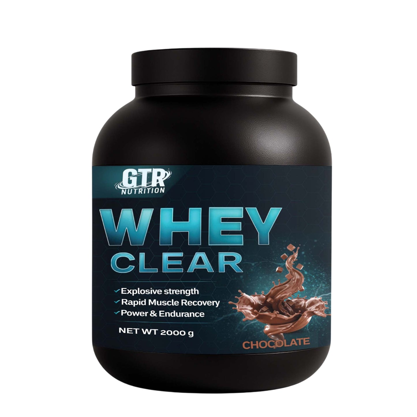 Whey Clear 2KG Chocolate – 25.5G Protein + FREE Gorilla Crazy Pump