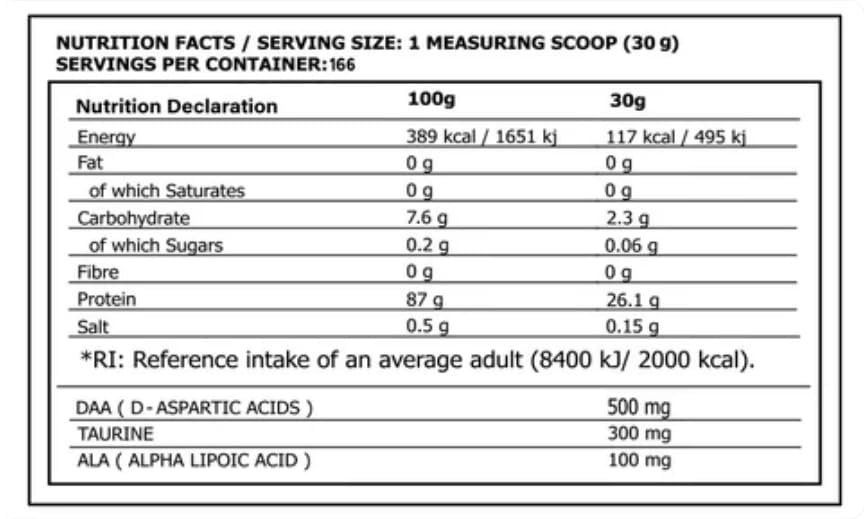 Gorilla Whey 5KG Vanilla + Nano Creatine & Free Black Power Watermelon_SAVE40%