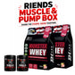 Friends Muscle & Pump Box – 2× Monster Whey 3KG Banana-Strawberry + Free 2× Gorilla Crazy