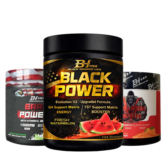 Black Power Watermelon + EAAs + BCAA