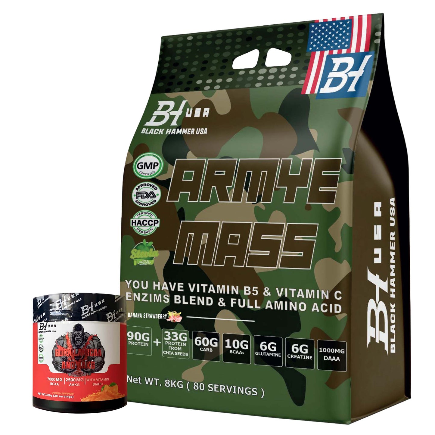 BHN Armye Mass + Free BCAA