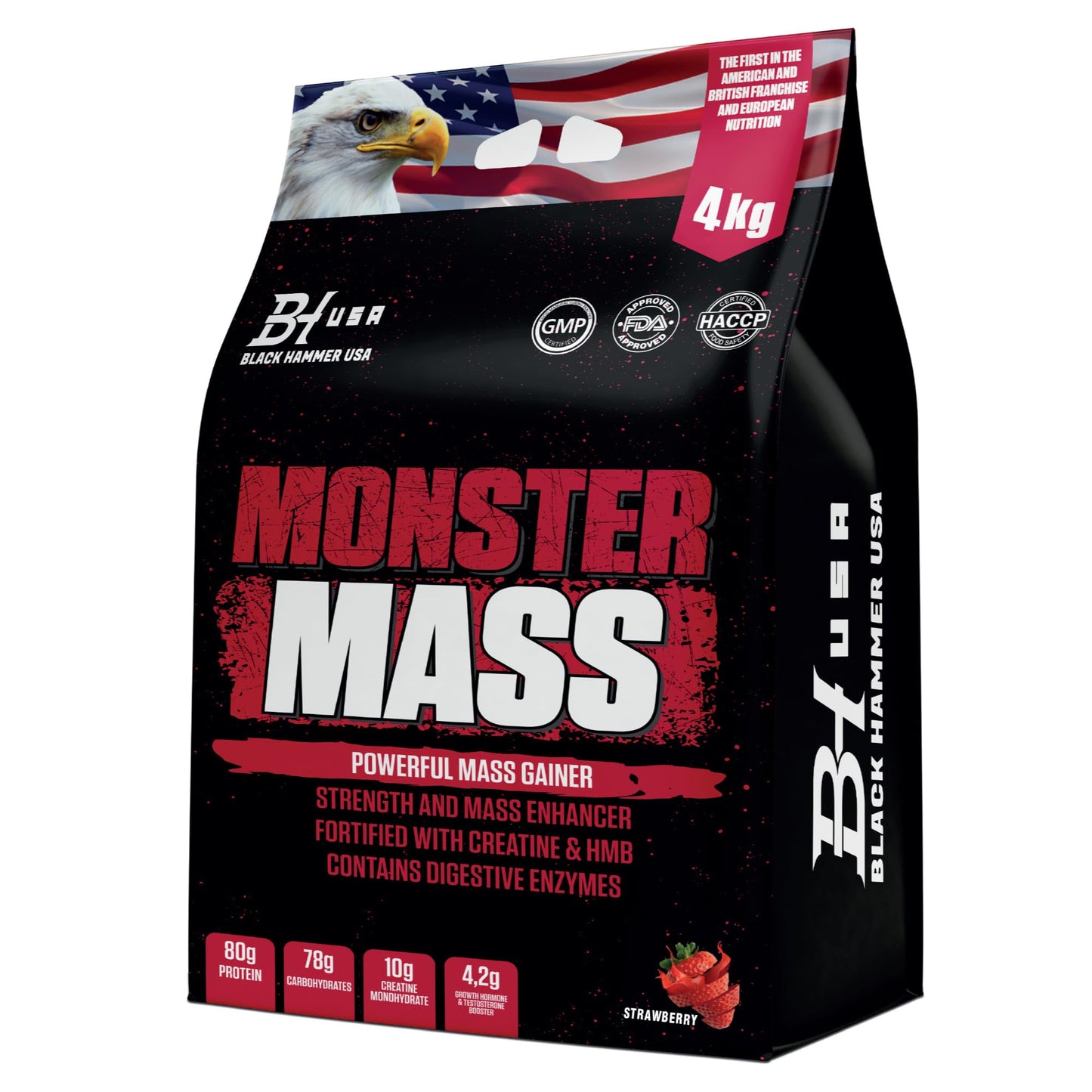 24H Deal: Monster Mass 4KG Strawberry + FREE Gorilla Crazy Pump_Save40%