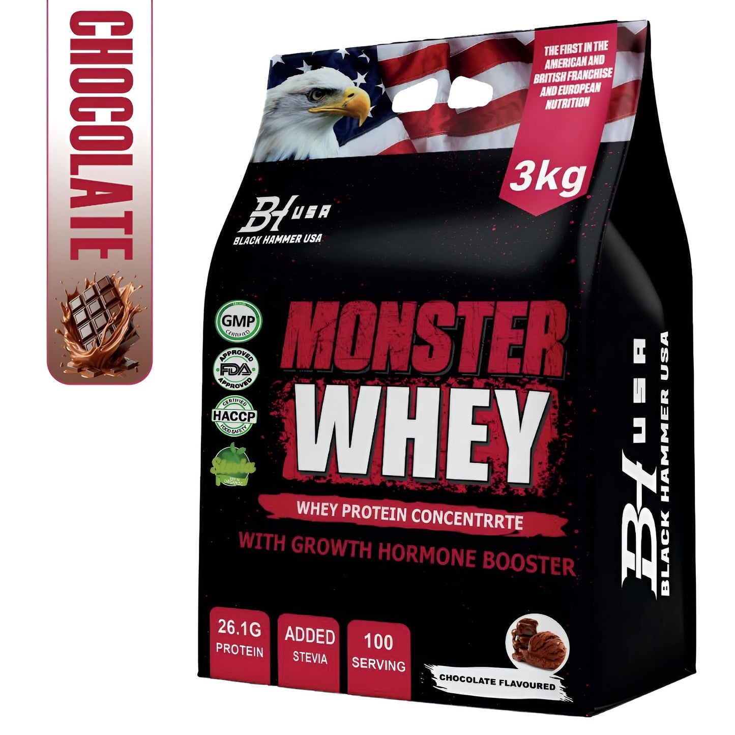 2x Monster Whey Protein – Chocolate & Strawberry + Gorilla Crazy Pump _ SAVE 40%