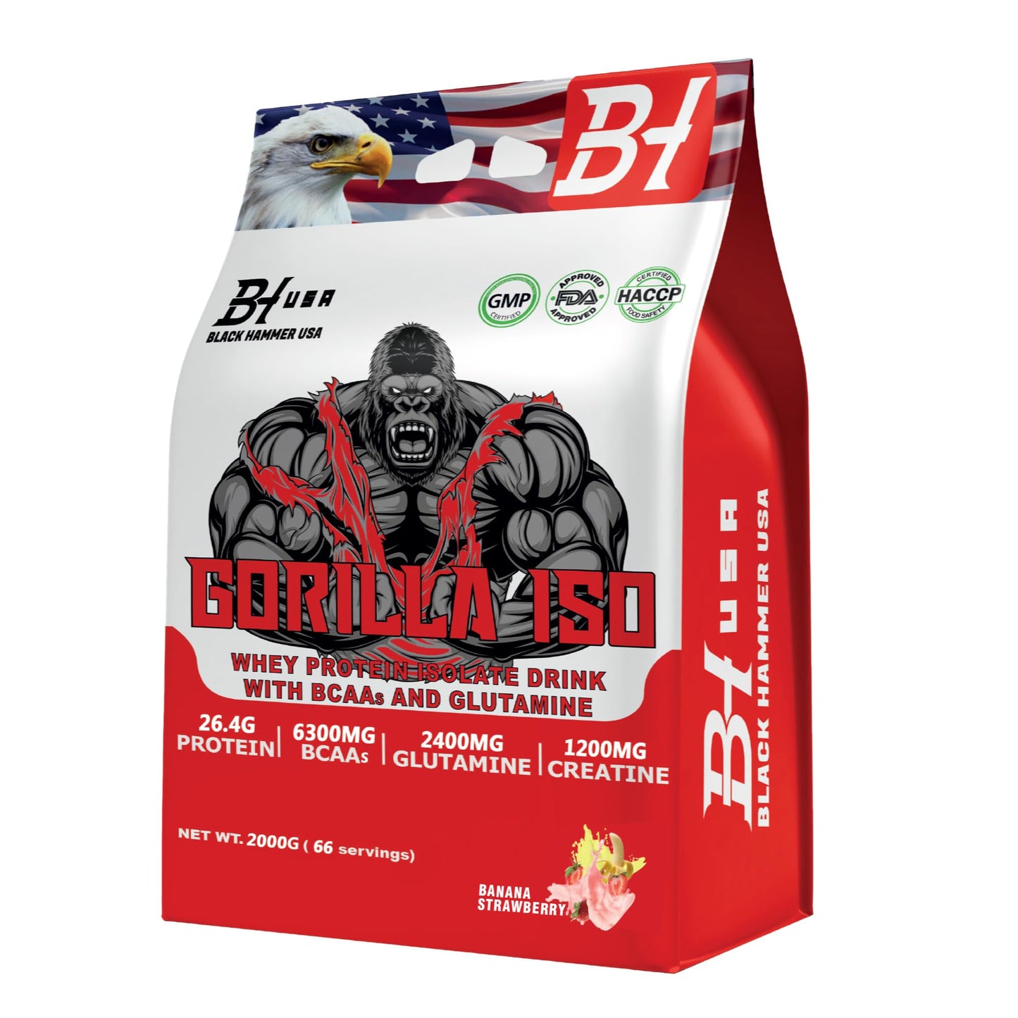 24H DEAL – 4× Gorilla ISO 2KG • All 4 Flavours
