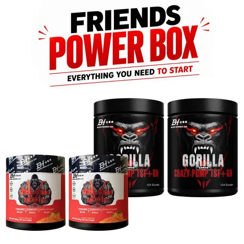 Friends Power Box – 2x Black Power + 2 FREE BCAA | Black Hammer USA