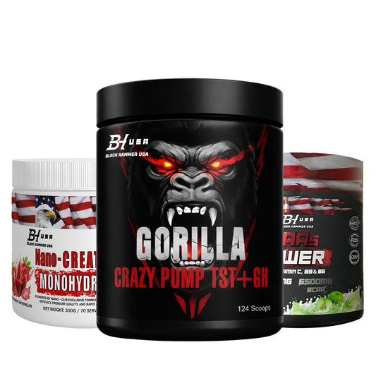 Gorilla Crazy Pump Orange + EAAs + Nano Creatine_Save40%