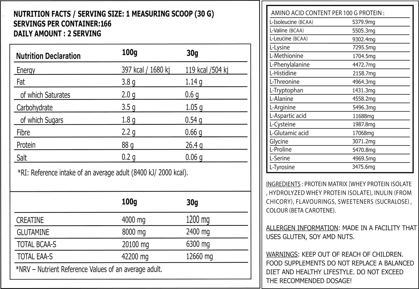 Gorilla ISO Whey Protein 5KG Bananastrawberry +Black Power 620G Orange