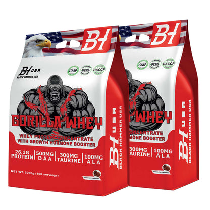 24H-ANGEBOT – 2× Gorilla Whey 5KG – 30% RABATT