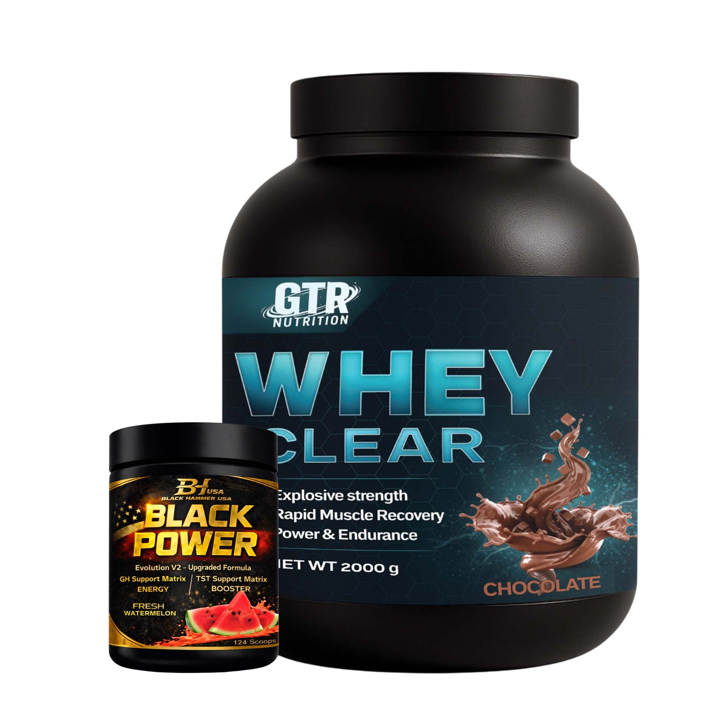 Whey Clear 2KG + FREE Black Power Watermelon