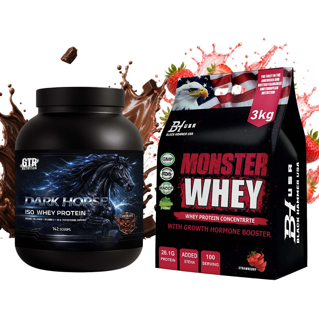 Dark Horse ISO Chocolate + Monster Whey Strawberry _ Save €40