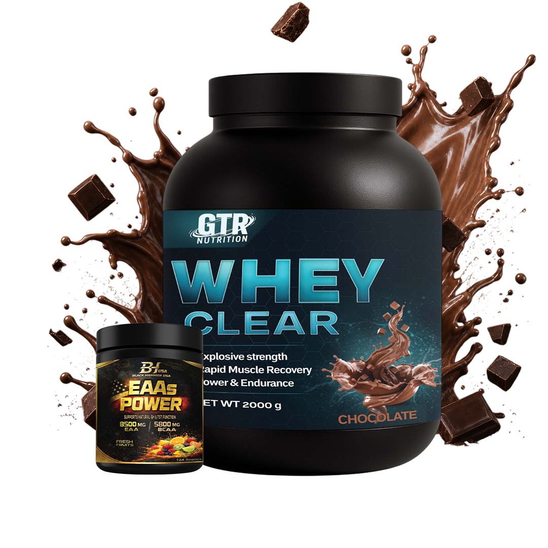 Whey Clear 2kg Chocolate + FREE EAAS 620g _ Save 15%