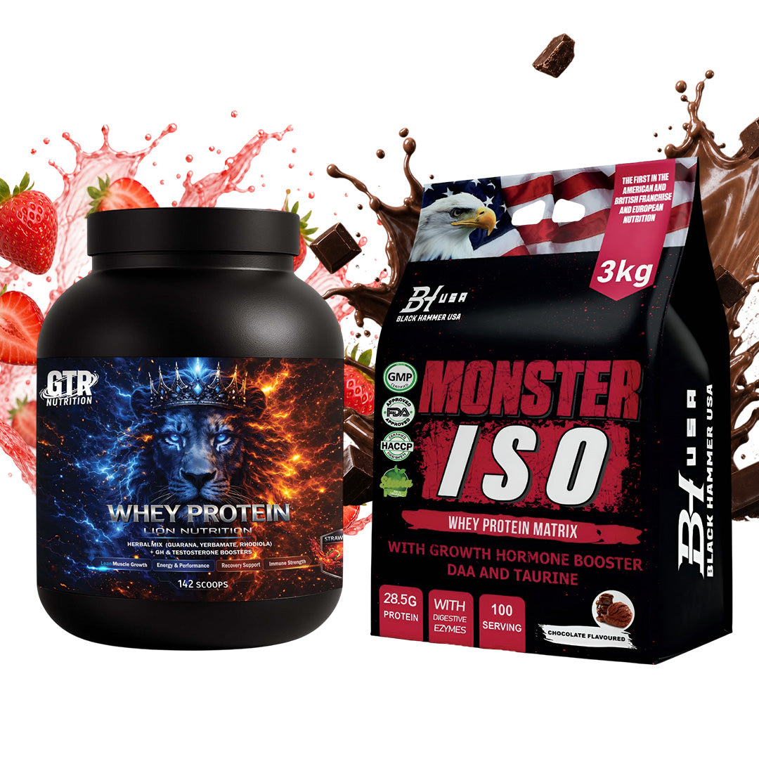 Lion Whey Strawberry + Monster ISO Chocolate – SAVE €35