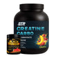 Creatine Carbo 3KG + Free Black Power V2 620G | 50% OFF