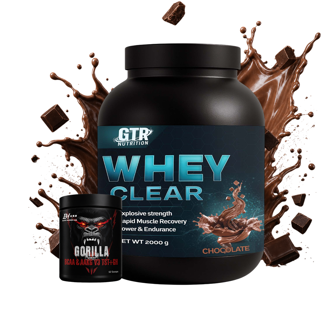 Whey Clear 2kg Chocolate + FREE BCAA 620g _ Save 15%
