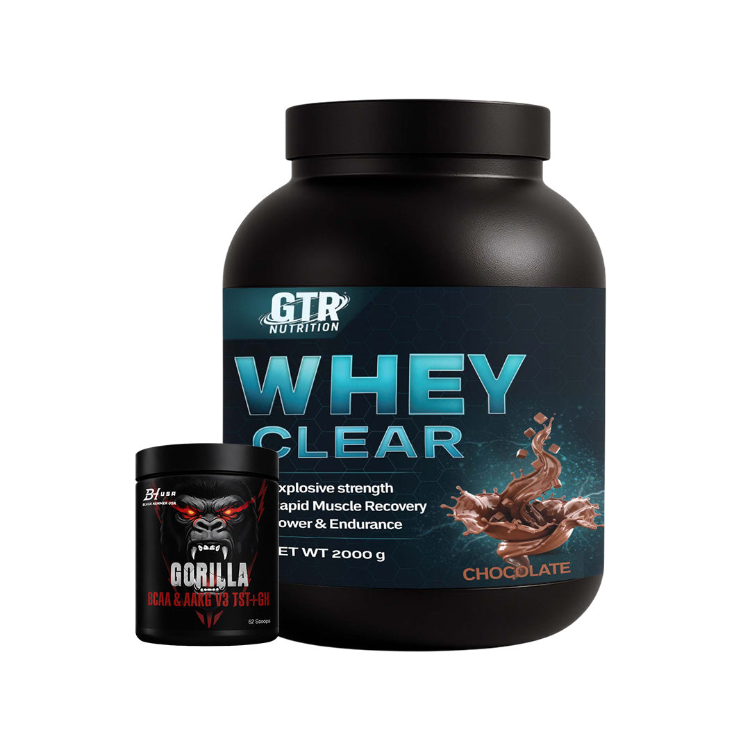 Whey Clear 2kg Chocolate + FREE BCAA 620g _ Save 15%