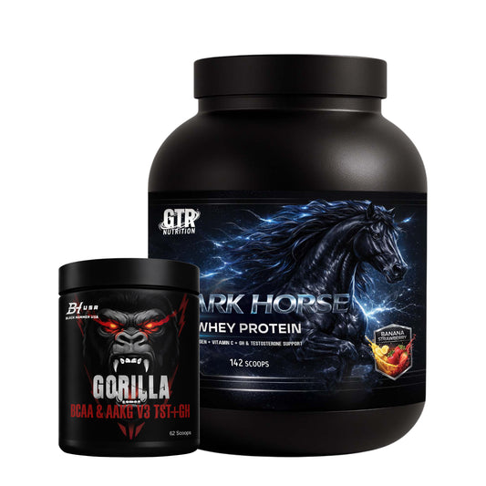 Limited Deal Dark Horse ISO Whey Protein 5KG Banana Strawberry + FREE BCAA 620G