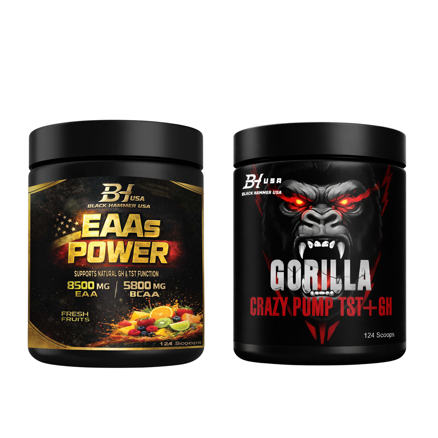 Gorilla Crazy Pump Watermelon 620g + EAA Fruits 620g