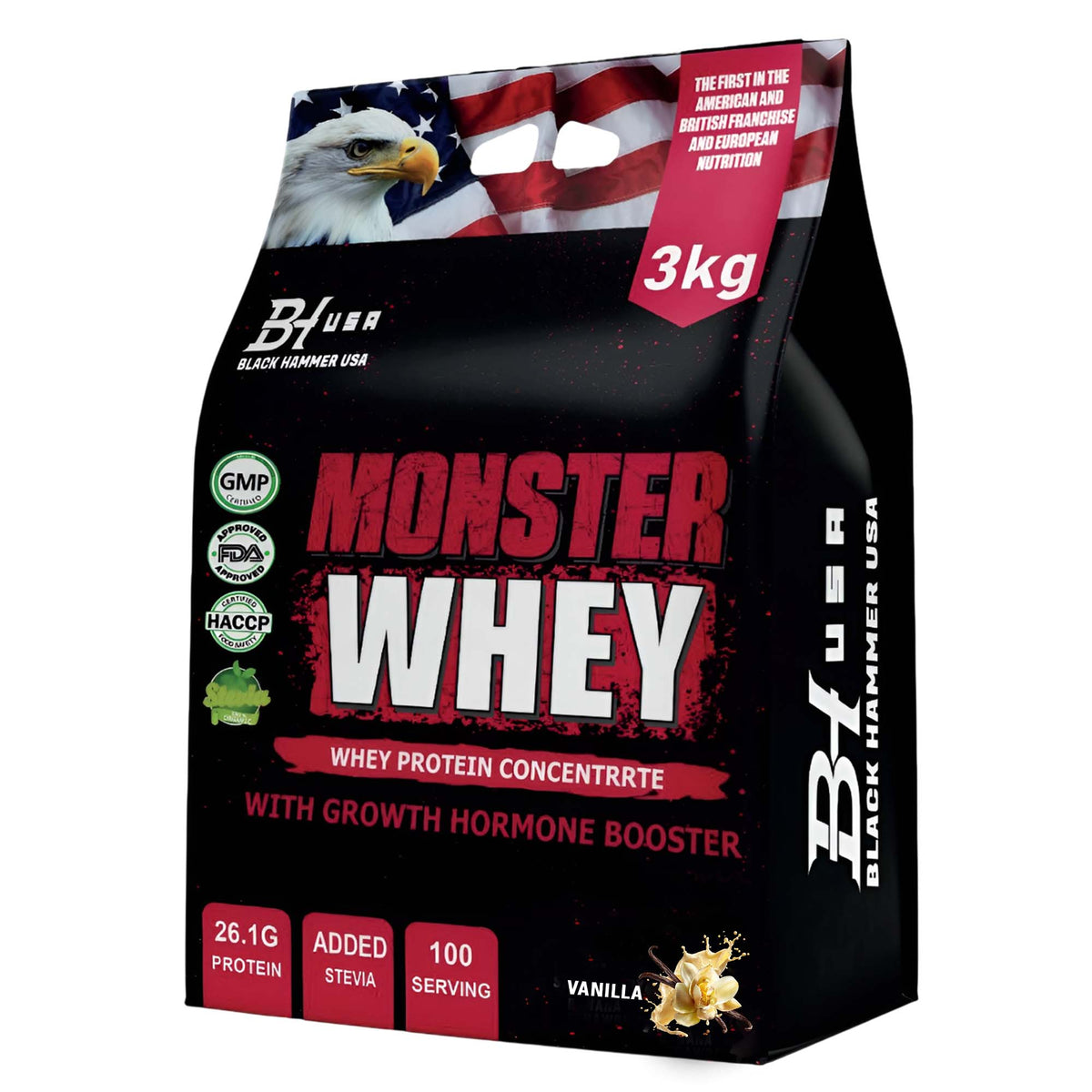 24H DEAL: 4× MONSTER Whey 3KG – All 4 Flavors